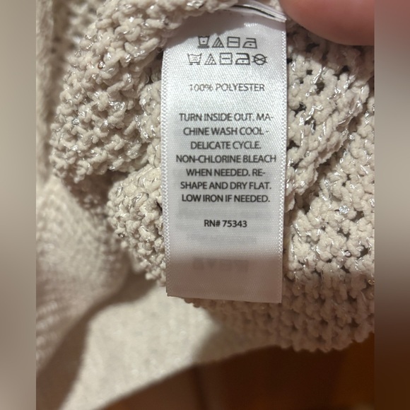 Joie Lace Up Open Stitch Pullover Sweater with Sequins - NWT - Picture 10 of 14